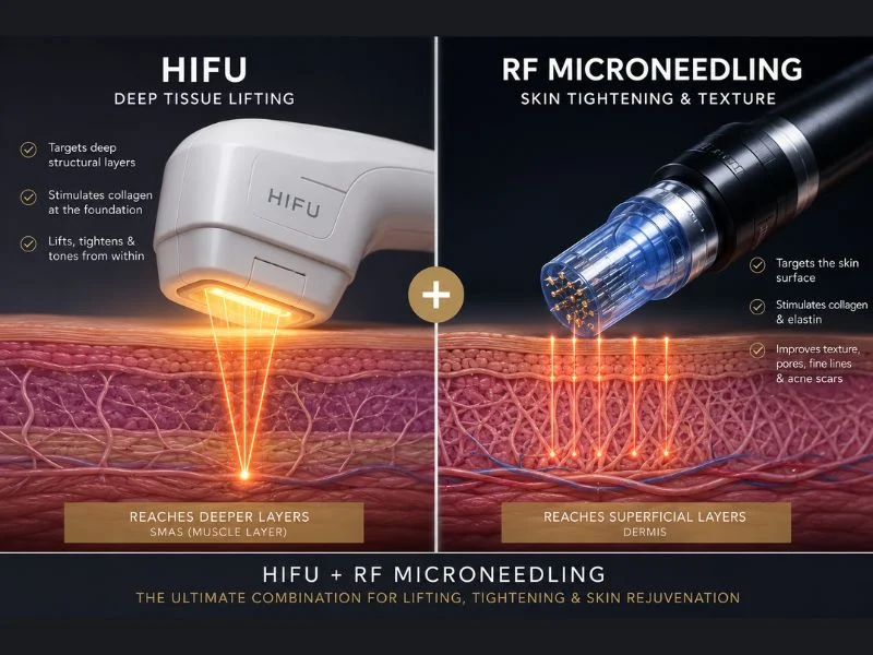 What Could Combining HIFU and RF Microneedling Do for Your Skin Wiltshire?