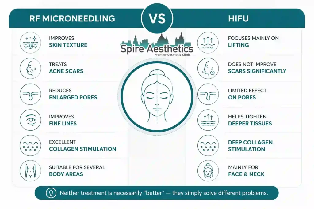 RF Microneedling vs HIFU: Which Treatment Gives Better Results Wiltshire?
